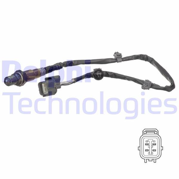 OKSİJEN SENSÖRÜ (AYAR SONDASI) HONDA JAZZ 1.4L L13A1 (GD1 kasa) 02-07 - DELPHI - OEM 36531PWEE01