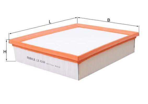 HAVA FİLTRESİ Air filter element — MAHLE LX4244 - MAHLE