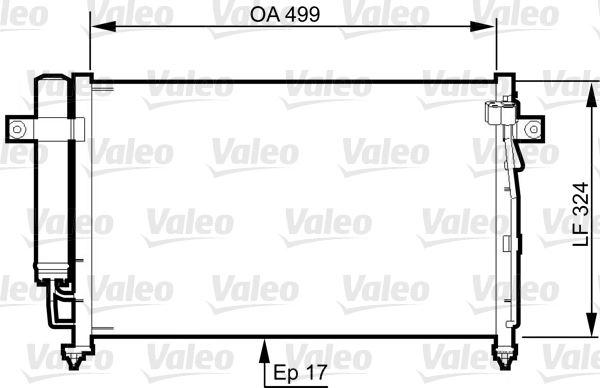 KONDENSER GETZ - VALEO - OEM 97606-1C200