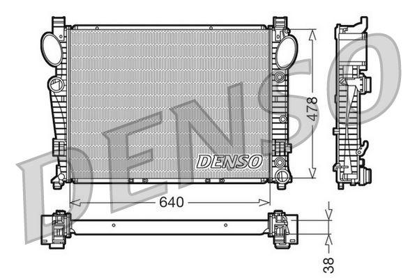 MOTOR SU RADYATORU — DENSO DRM17095 - DENSO