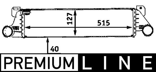 Ladeluftkühler BMW 3 (E36) - MAHLE