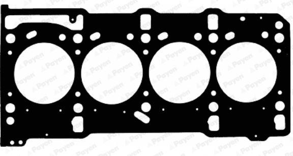 SİLİNDİR KAPAK CONTASI (0.92mm) ASTRA H-ASTRA J-CORSA C-D-E MERIVA A-B AVEO-LINEA-PUNTO-FIORINO-EGEA -DOBLO-NEMO-BIPPER 1.3 CDTI MTJ-DTH-DT-DTE-DTJ-DTN-DTR-JTD-HDI-FHZ (2 ÇENTİK) - PAYEN - OEM 1623570980