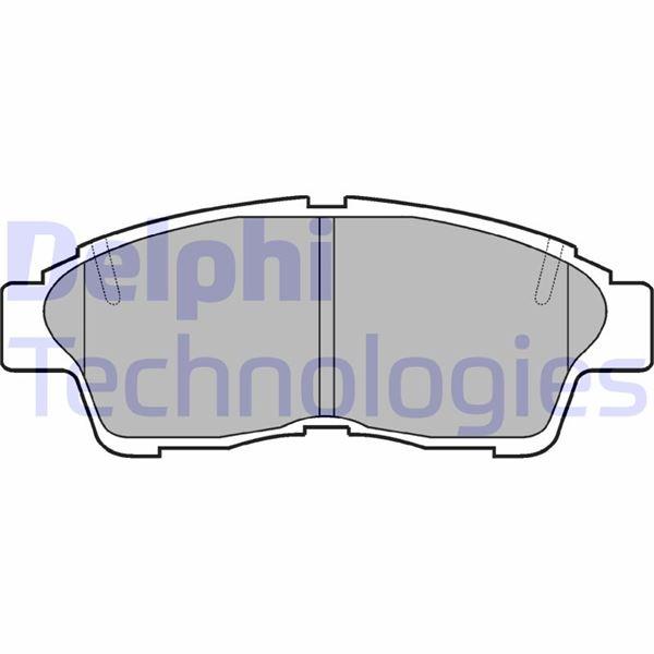 FREN BALATASI ON COROLLA 1.3 12V 92-95 1.6 SI 2.0D 92-97 - DELPHI - OEM 0446505010