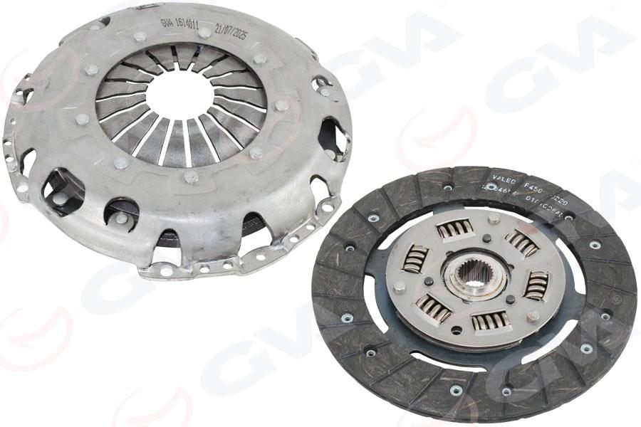 DEBRİYAJ SETİ (BASKI+DİSK) MEGANE II 02> SCENIC II 02> CLIO III 05> MODUS 04> MEGANE III 08> KANGOO 08> 1.4 K4J 1.6 K4M (K4M.8.00-K4J 780-MEK) - GVA - OEM 302050901R
