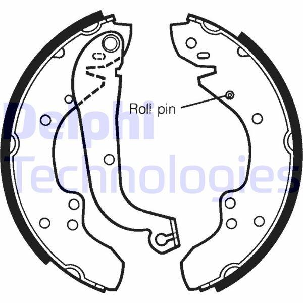 FREN PABUCU ARKA CITROEN C25. C32. C35 / FIAT DUCATO. TALENTO / PEUGEOT J5 / RENAULT TRAFİC 81>02/01 - DELPHI