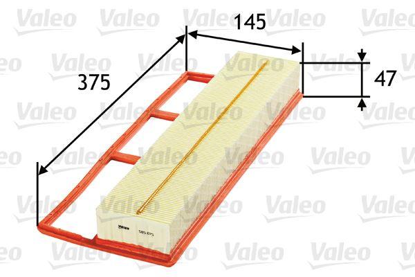 HAVA FİLTRESİ FIAT 500-ALBEA-LINEA-DOBLO-FIORINO-IDEA-PANDA-PUNTO II 1.3 JTD-1.3 CDTI - VALEO - OEM 1542778