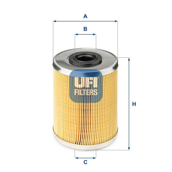 YAKIT FİLTRESİ LGN II-ESPACE IV-MGN II-KNG 1.9 DCİ-MASTER II-MOVANO 2.8 DTİ-CARISMA-PRIMERA - UFI - OEM 7701478972