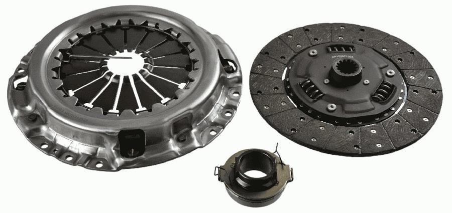 DEBRİYAJ SETİ (BASKI+DİSK+BİLYA) ISUZU NNR LONG 3.0L 4JJ1E CTDI EURO4 10-> (KÜTÜKLÜ RULMAN) - EXEDY - OEM 8970317571