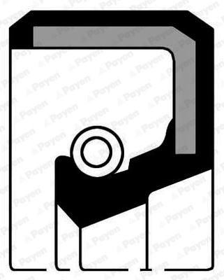 KRANK MİL KEÇESİ VOLVO -C70-S40-S60-S70-V70 2.4-2.5 - PAYEN - OEM 35149434