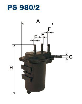 YAKIT FILTRESI RENAULT CLIO II 01>06 SYMBOL 01>09 KANGOO 01> NISSAN NOTE 06> MICRA III (K12) 03>10 SUZUKI JIMNY 05> 1.5 dCI K9K (DELIKSIZ) - FILTRON - OEM 7701062190