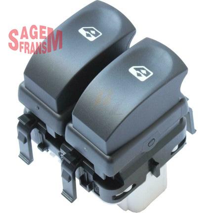 CAM AÇMA/KAPAMA ANAHTARI ÇİFTLİ ÖN SOL RENAULT CLIO III 05> MODUS 04> 10 FİŞLİ - SAGEM - OEM 8200214943