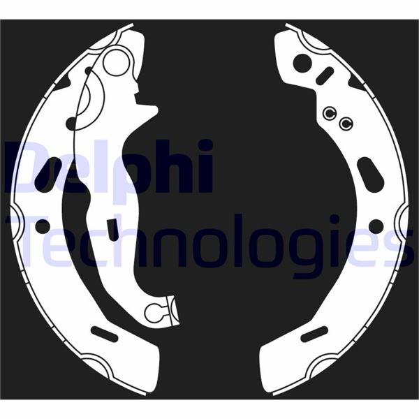 ARKA PABUÇ BALATA FIESTA VI 1.25-1.4-1.6TDCİ 08>MAZDA 2 1.3 1.4 1.5 1.6 MZR 08>(200x32) - DELPHI - OEM 8V512200AD