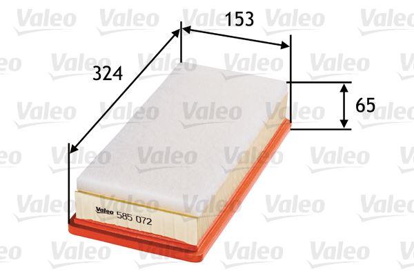 HAVA FİLTRESİ (SÜNGERLİ) PEUGEOT P508 2.0-2.2 HDİ 10>18 P407 04>10 2.0 HDI CITROEN C5 04>17 2.0 HDİ - VALEO - OEM 1444.XF