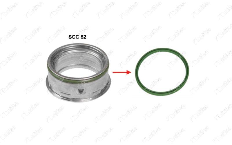 TURBO HORTUM CONTASI 57.85 mm VW EOS-GOLF V-VI-JETTA-PASSAT-POLO-TRANSPORTER 1.9TDI-1.8-2.0 (99- - NIFEA - OEM 3C0145117F