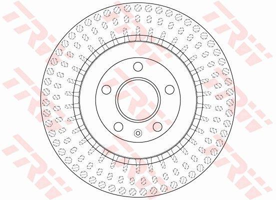 ARKA FREN AYNASI (ADET) TOUAREG 3.0TDI 17> A4-A5 1.8TFSI-2.0TDI 08>A6 2.0TFSI-2.8FSI 11>(330x22x5xHV - TRW - OEM 4H0615601D