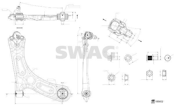 SALINCAK (FEBI 185602) - SWAG - OEM 54501G4AA0