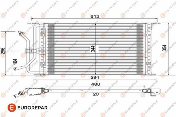 E:KLİ KONDENSE EUROREPAR — EUROREPAR 1609637480 - EUROREPAR - OEM 1609637480