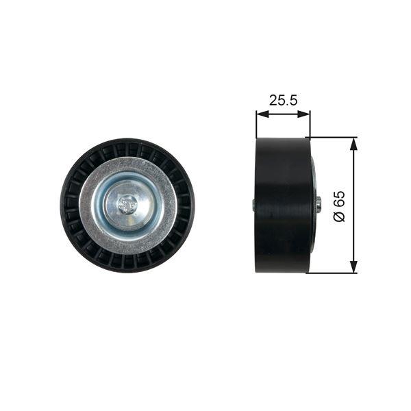 ALTERNATÖR GERGİ RULMANI DUCATO 2.0D 11=> LINEA 1.6 DMTJ 09=> DOBLO 1.6-2.0 DMTJ 10=> - GATES - OEM 51815020
