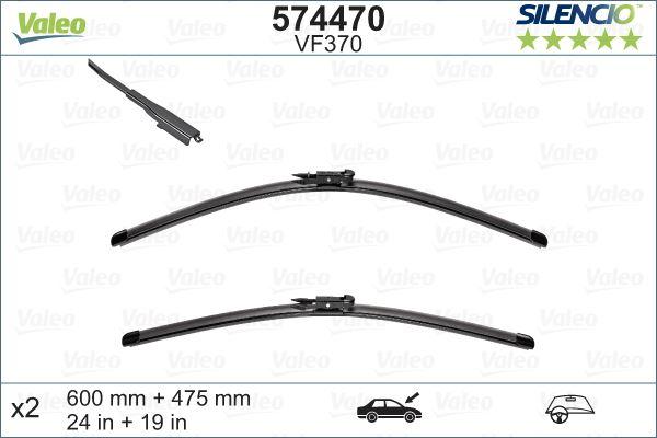 SILECEK SUPURGESI TAKIMI 600mm / 475mm MERCEDES W176 C117 X156 . AUDI A3 . RENAULT KOLEOS . BMW E90 E92 E93 F30 G22 G23 E84 - VALEO - OEM A1768202800