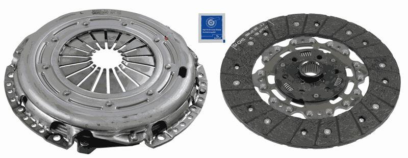 DEBRİYAJ SETİ (BASKI+DİSK) FOCUS II (04-12) CMAX (03-10) MONDEO IV 2.0TDCI VOLVO-S40-V50 V70 S80 C70 - SACHS - OEM 1320511