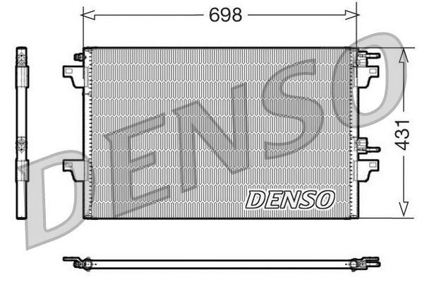CONDENSER. AİR CONDİTİONİNG RENAULT ESPACE IV (02-) - DENSO - OEM 8200332851