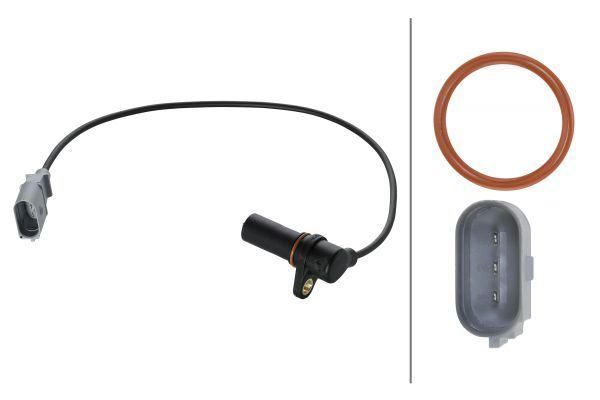 KRANK DEVİR SENSÖRÜ GOLF4-BORA-A3 1.9 TDI (AGR-ALH-AHF) 1997-2004 - HELLA - OEM 038907319A