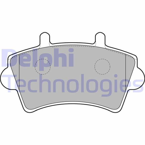 ÖN BALATA MASTER MOVANO II III 01=> NISSAN INTE - DELPHI - OEM 7701206727