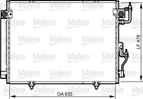 KONDENSER PAJERO SPORT - VALEO - OEM MN123332