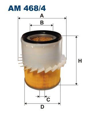 HAVA FİLTRESİ MITSUBISHI L 200 2.5 D 75HP 06/96-03/06 - FILTRON - OEM MR239466