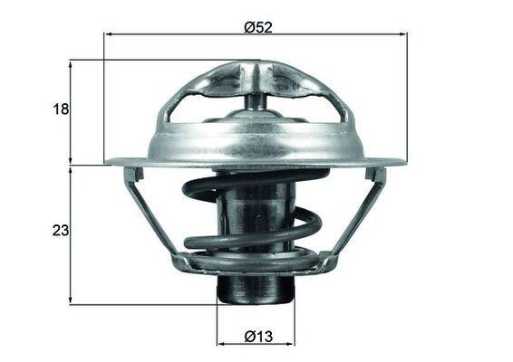 TERMOSTAT Thermostat insert — MAHLE TX17595D - MAHLE