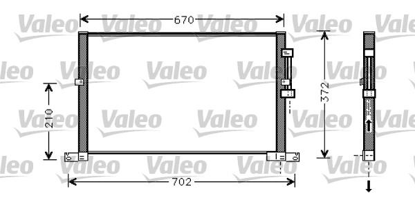 KLIMA RADYATORU JAGUAR X-TYPE I X400 - VALEO - OEM C2S1232