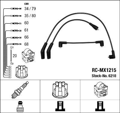 RC-MX1215 ATEŞLEME KABLOSU - NGK