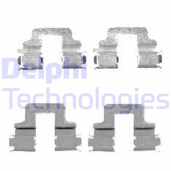 FREN BALATA MONTAJ TAKIMI ARKA FORD GALAXY. MONDEO. S-MAX 05/06> - DELPHI