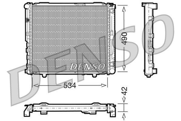MOTOR SU RADYATORU MERCEDES W124 S124 KLIMALI - DENSO - OEM A1245009803
