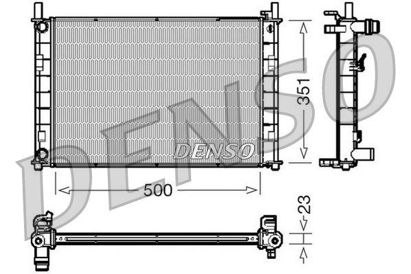 MOTOR SU RADYATORU FIESTA 1.25 16V 1.4 16V 1.4TDCI 01>08 MAZDA II 1.4CD MANUEL - DENSO - OEM ME4S6H8005CB