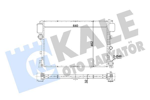 MOTOR SU RADYATORU MERCEDES S-CLASS W221 C216 - KALE - OEM A2215003203