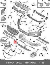 ÖN TAMPON ALT NİKELAJI 508 GT - PSA - OEM 1606295780
