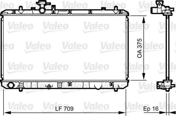 RADYATOR SX4 2006>2009 - VALEO - OEM 17700-79J00