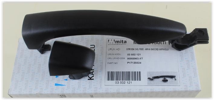 ARKA SAĞ DIŞ KAPI KOLU CITROEN C-ELYSEE /P301 - MITA - OEM 96868965