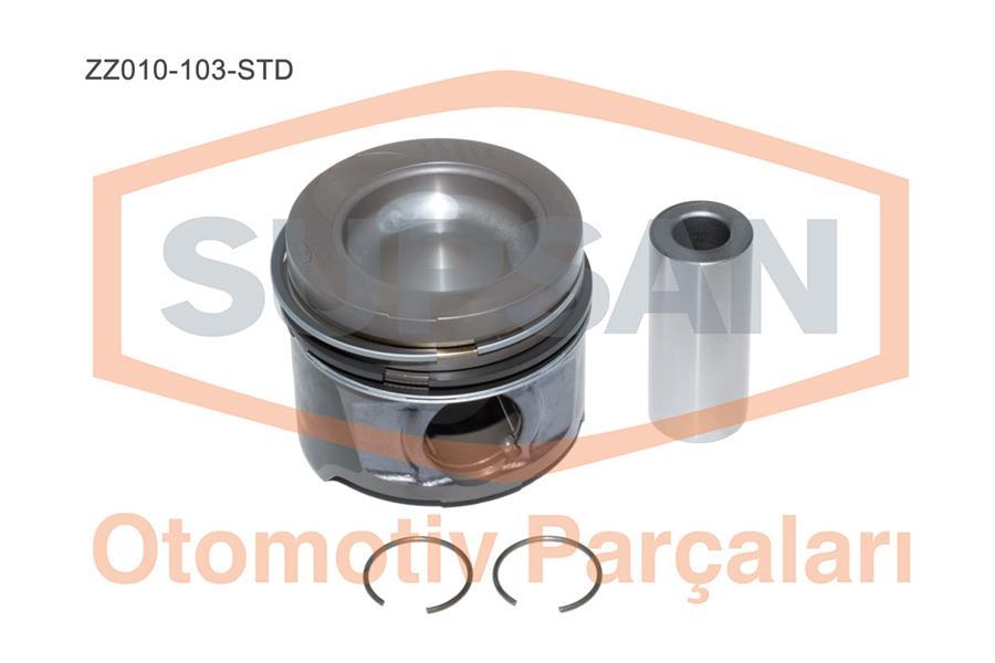PİSTON RENAULT KANGOO / CLİO / MEGANE II / LAGUNA III 1.5 DCİ (ENG. K9K) EURO4 103-106BG - SUPSAN