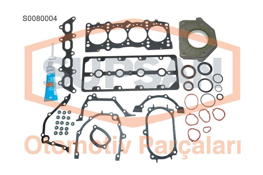 CONTA TAM TAKIM FİAT DOBLO. PALİO. ALBEA. PALİO 1.2 16V (<2005) (ENG. 188 A 5.000) - SUPSAN - OEM 71716871