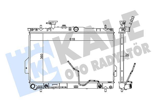 RADYATOR MATRIX (AT) AL PL BRZ - KALE - OEM 25310-17100