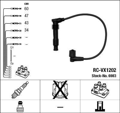 RC-VX1202 ATEŞLEME KABLOSU - NGK