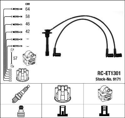 RC-ET1301 ATEŞLEME KABLOSU - NGK