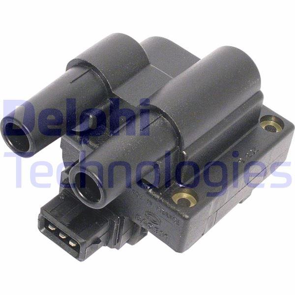 ATEŞLEME BOBİNİ R9 1.4 BROADWAY-MGN-KNG-SCENIC-CLIO II SİYAH SOKETLİ - DELPHI - OEM 7700100589