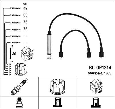 RC-OP1214 ATEŞLEME KABLOSU - NGK