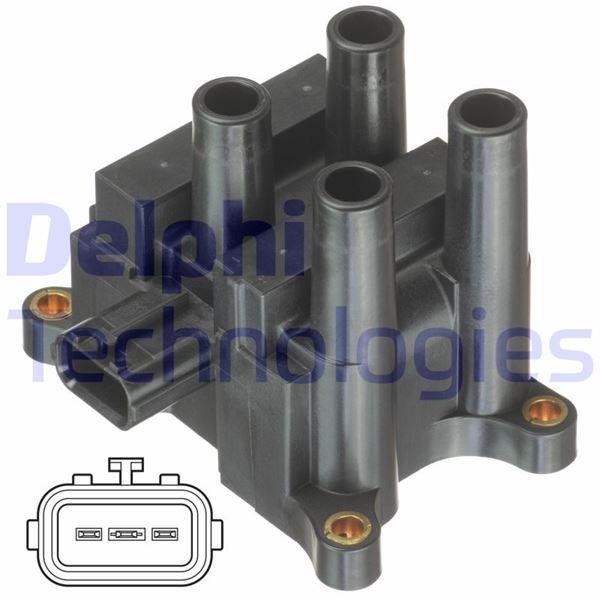 ATEŞLEME BOBİNİ MAZDA 6 2,0L LF-DE (GG kasa) 02-07 - DELPHI - OEM L81318100