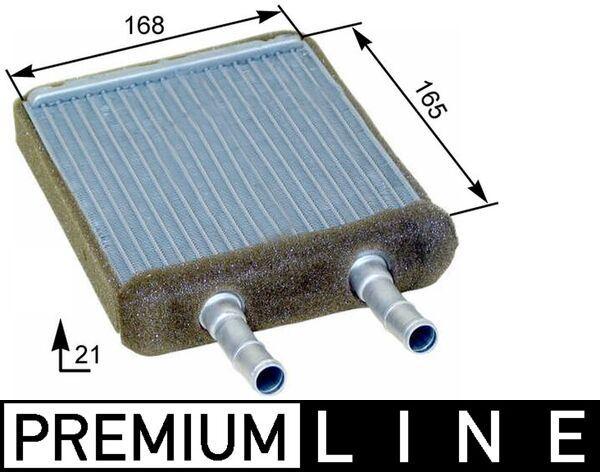 Innenraum-Wärmetauscher HYUNDAI ACCENT ('94-'04) - MAHLE