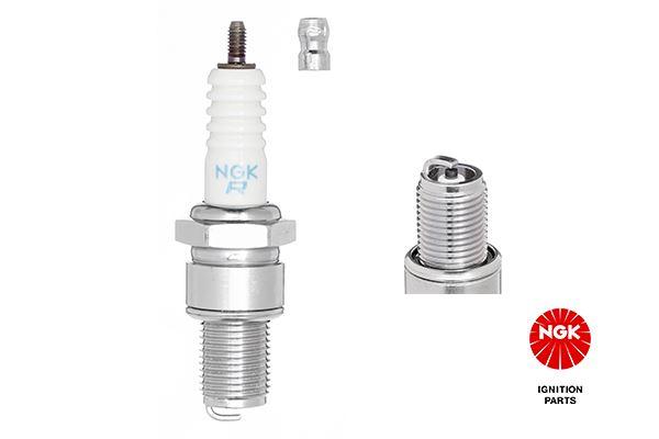 ATEŞLEME BUJİSİ SCOOTER MOTOSİKLET APRILIA BENELLI BETA DERBI GILERA HERCULES HONDA KAWASAKI MOTO GUZZI PEUGEOT PIAGGIO SUZUKI YAMAHA (BR8ES) - NGK - OEM 7565476