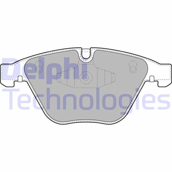 FREN BALATASI ON BMW E90 E91 E92 E93 E84 - DELPHI - OEM 34116780711